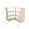 Flash Furniture Bright Beginnings Commercial 3 Tier Wooden Classroom Open Corner Storage Unit, Natural MK-KE24053-GG - alternate 9